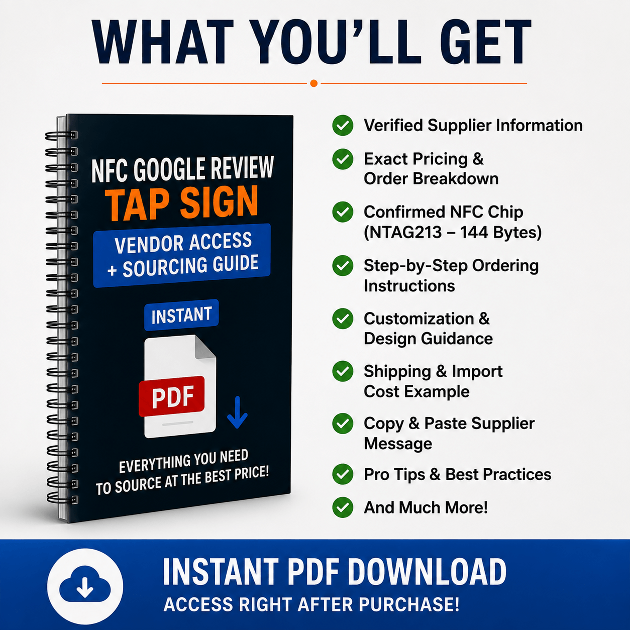 Google Review NFC Tap Sign Vendor v2